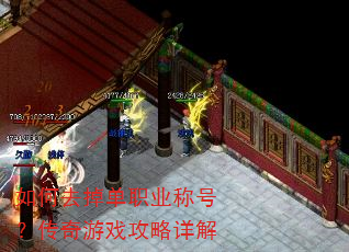 如何去掉单职业称号?传奇游戏攻略详解 如何去掉单职业称号?传奇游戏攻略详解