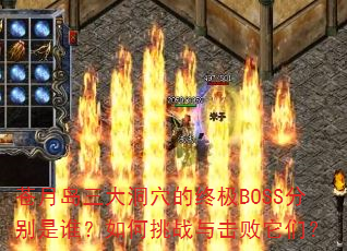���µ�����Ѩ���ռ�BOSS�ֱ���˭�������ս��������ǣ�