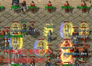 ������Ϸ���ĸ�ְҵ�����ٶ���죿
