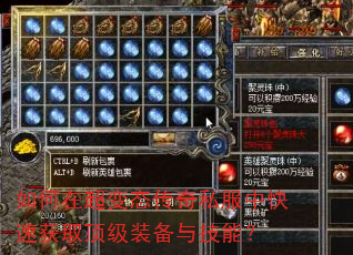 ����ڳ���̬����˽���п��ٻ�ȡ����װ���뼼�ܣ�