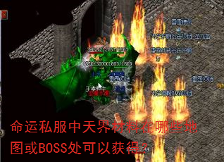 ����˽��������������Щ��ͼ��BOSS�����Ի�ã�