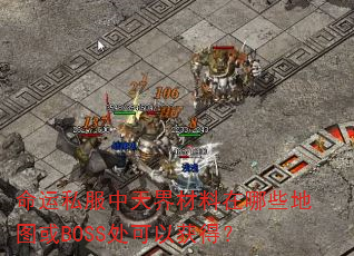 ����˽��������������Щ��ͼ��BOSS�����Ի�ã�